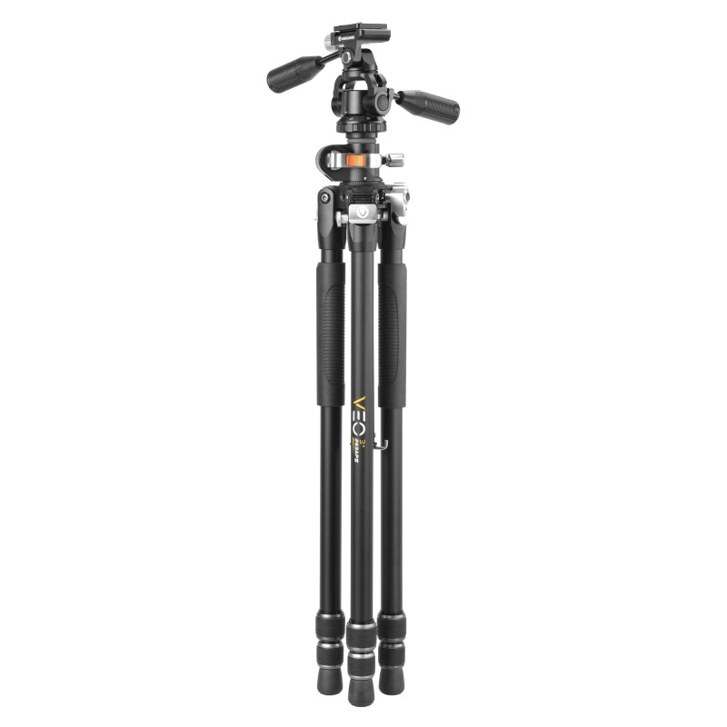Vanguard Veo 3+ 263APS - Trípode de aluminio, rótula de 3 vías y columna descentrable