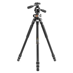 Vanguard Veo 3+ 263APS - Trípode de aluminio, rótula de 3 vías y columna descentrable