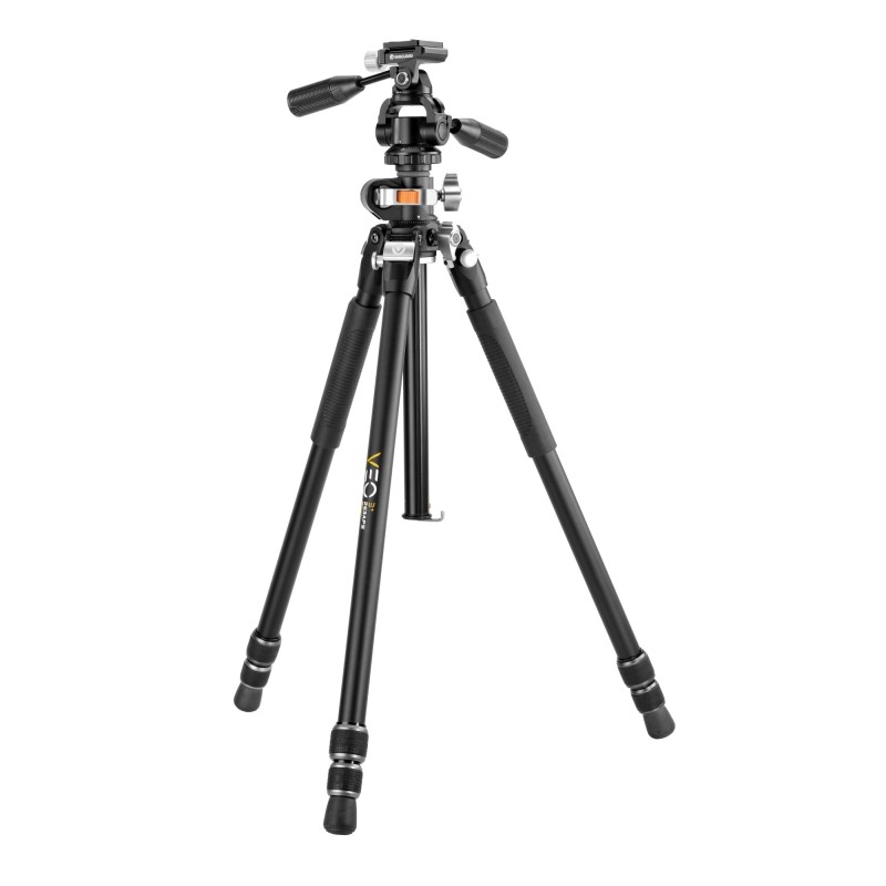 Vanguard Veo 3+ 263APS - Trípode de aluminio, rótula de 3 vías y columna descentrable