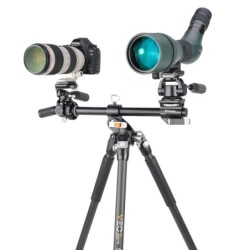 Vanguard Veo 3+ 263CPS - Trípode de fibra de carbono, rótula de 3 vías y columna descentrable
