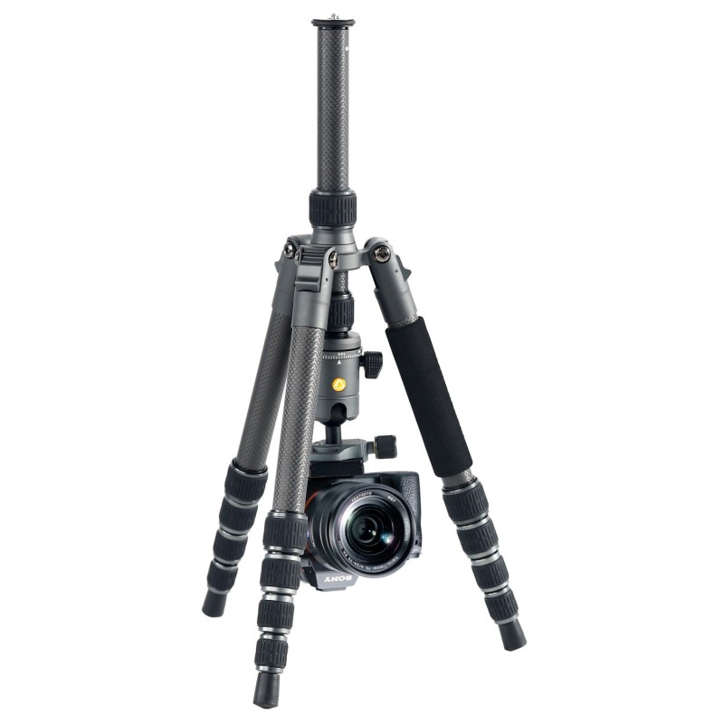 Vanguard Veo 3GO 235CB - Trípode de viaje de carbono, rótula de bola