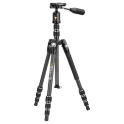 Vanguard Veo 3T 204CBP - Trípode de viaje de carbono, rótula de bola