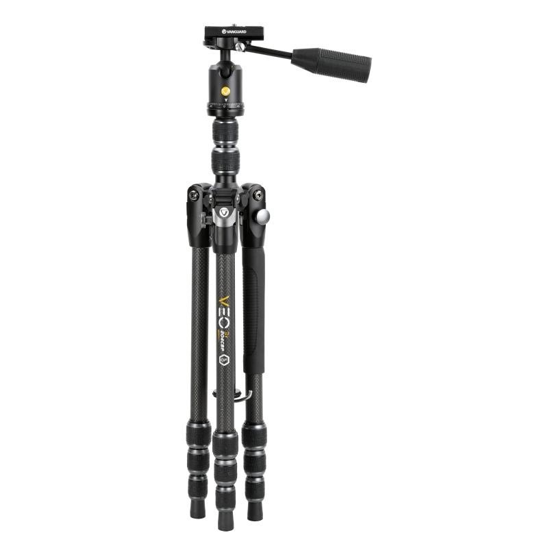 Vanguard Veo 3T 204CBP - Trípode de viaje de carbono, rótula de bola