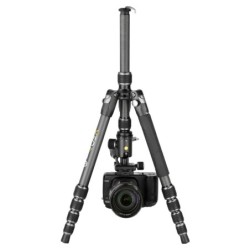 Vanguard Veo 3T 204CBP - Trípode de viaje de carbono, rótula de bola