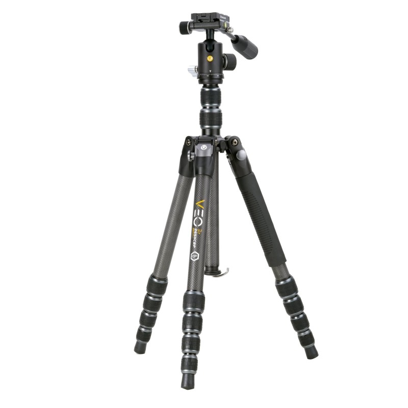 Vanguard Veo 3T 265HCBP - Trípode de viaje de carbono, rótula de bola