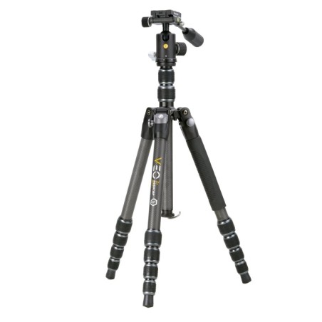 Vanguard Veo 3T 265HCBP - Trípode de viaje de carbono, rótula de bola