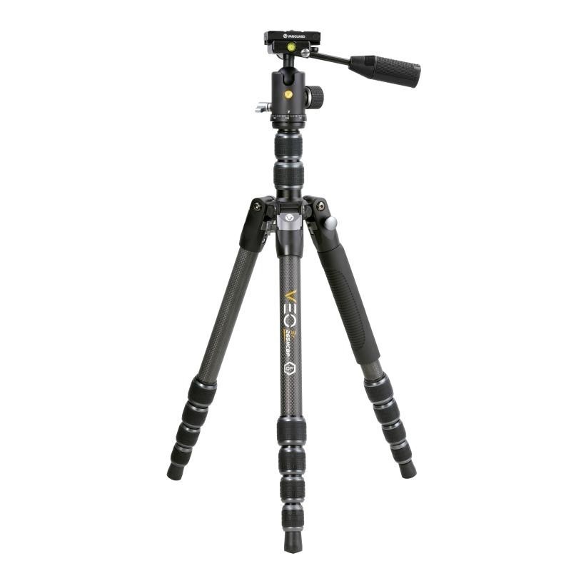 Vanguard Veo 3T 265HCBP - Trípode de viaje de carbono, rótula de bola