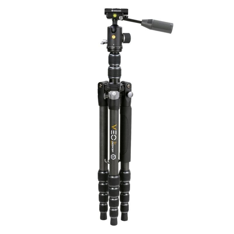 Vanguard Veo 3T 265HCBP - Trípode de viaje de carbono, rótula de bola