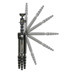Vanguard Veo 3T 265HCBP - Trípode de viaje de carbono, rótula de bola