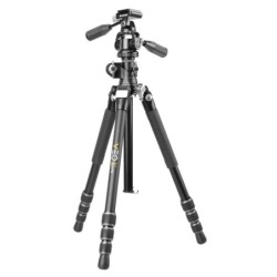 Vanguard Veo 3T+ 264APS - Trípode de aluminio, rótula de 3 vías y columna descentrable