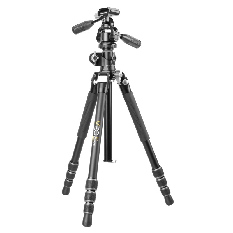 Vanguard Veo 3T+ 264APS - Trípode de aluminio, rótula de 3 vías y columna descentrable