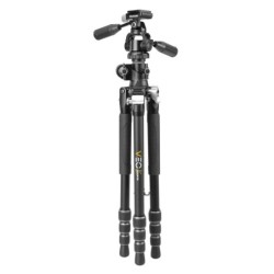 Vanguard Veo 3T+ 264APS - Trípode de aluminio, rótula de 3 vías y columna descentrable
