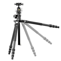 Vanguard Veo 3T+ 264CB - Trípode de carbono, rótula de bola de doble eje