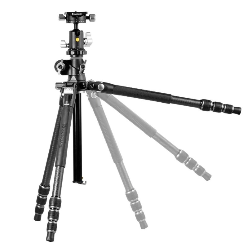 Vanguard Veo 3T+ 264CB - Trípode de carbono, rótula de bola de doble eje