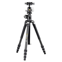 Vanguard Veo 3T+ 264CB - Trípode de carbono, rótula de bola de doble eje