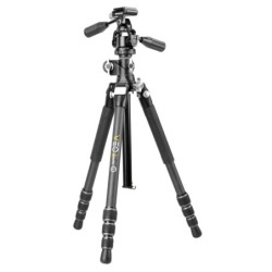 Vanguard Veo 3T+ 264CPS - Trípode de fibra de carbono, rótula de 3 vías y columna descentrable