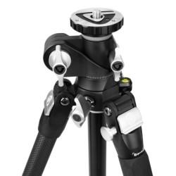 Vanguard Veo 3T+ 264CPS - Trípode de fibra de carbono, rótula de 3 vías y columna descentrable