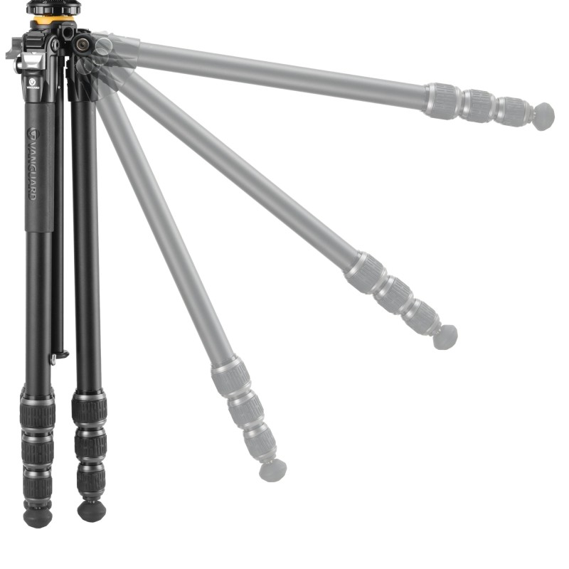 Vanguard Veo 5 234APS36 - Trípode de viaje de aluminio, rótula de 3 vías