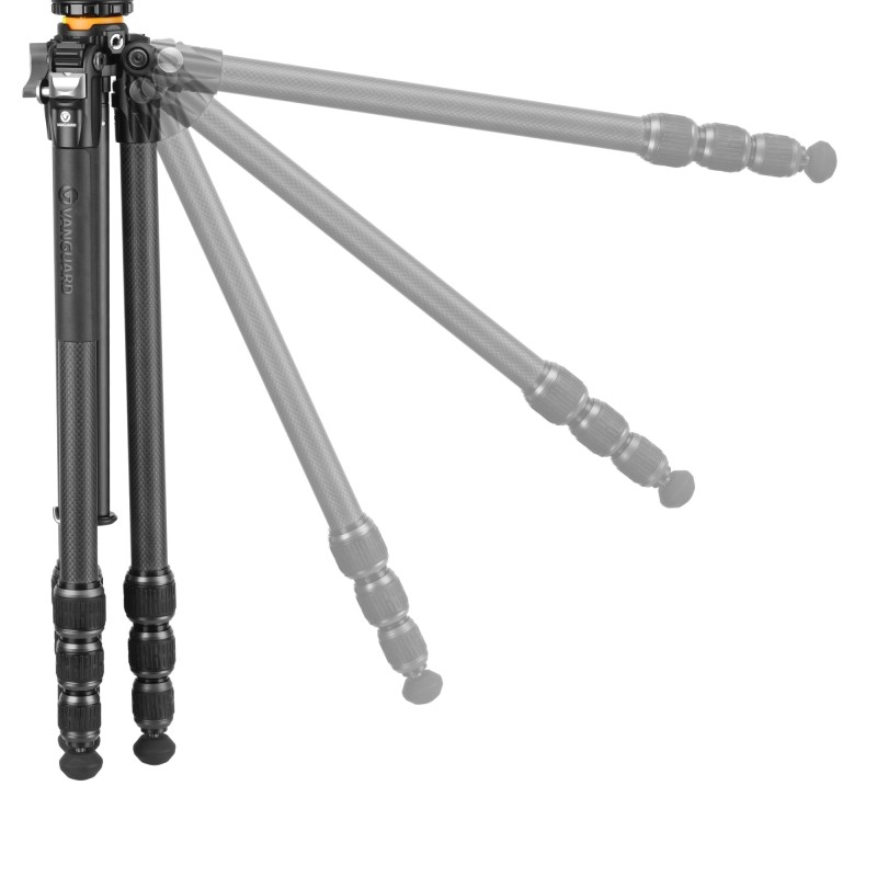 Vanguard Veo 5 264CPS38 - Trípode de viaje de carbono, rótula de 3 vías