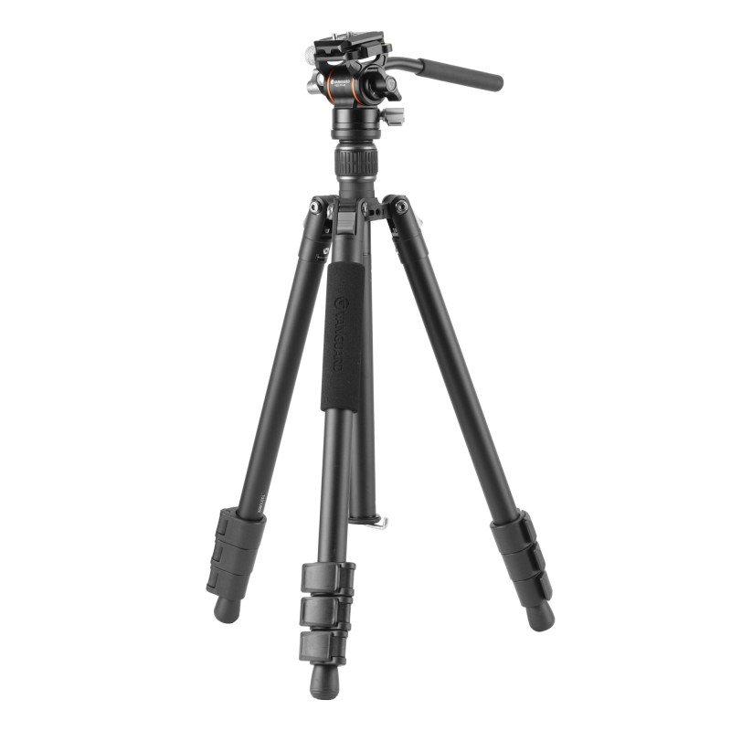 Vanguard Vesta GO 234AV10 - Trípode de viaje de aluminio, rótula de vídeo