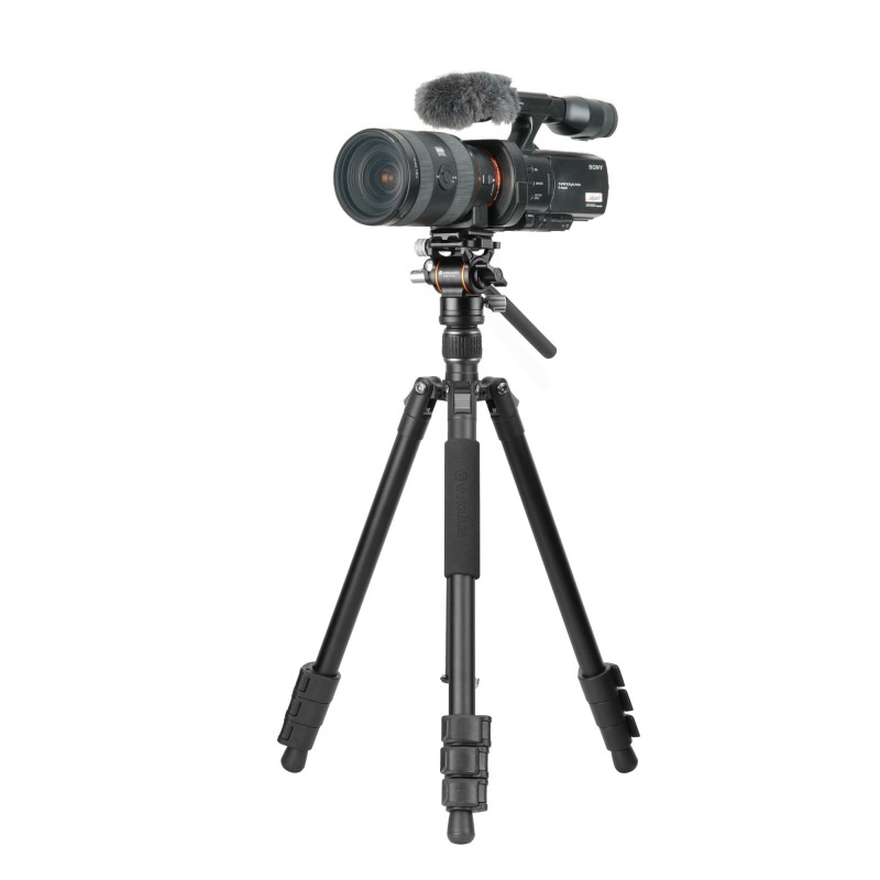 Vanguard Vesta GO 234AV10 - Trípode de viaje de aluminio, rótula de vídeo