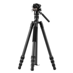 Vanguard Vesta GO 234CV10 - Trípode de viaje de carbono, rótula de vídeo