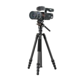 Vanguard Vesta GO 234CV10 - Trípode de viaje de carbono, rótula de vídeo