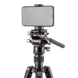 Vanguard Vesta GO 234CV10 - Trípode de viaje de carbono, rótula de vídeo