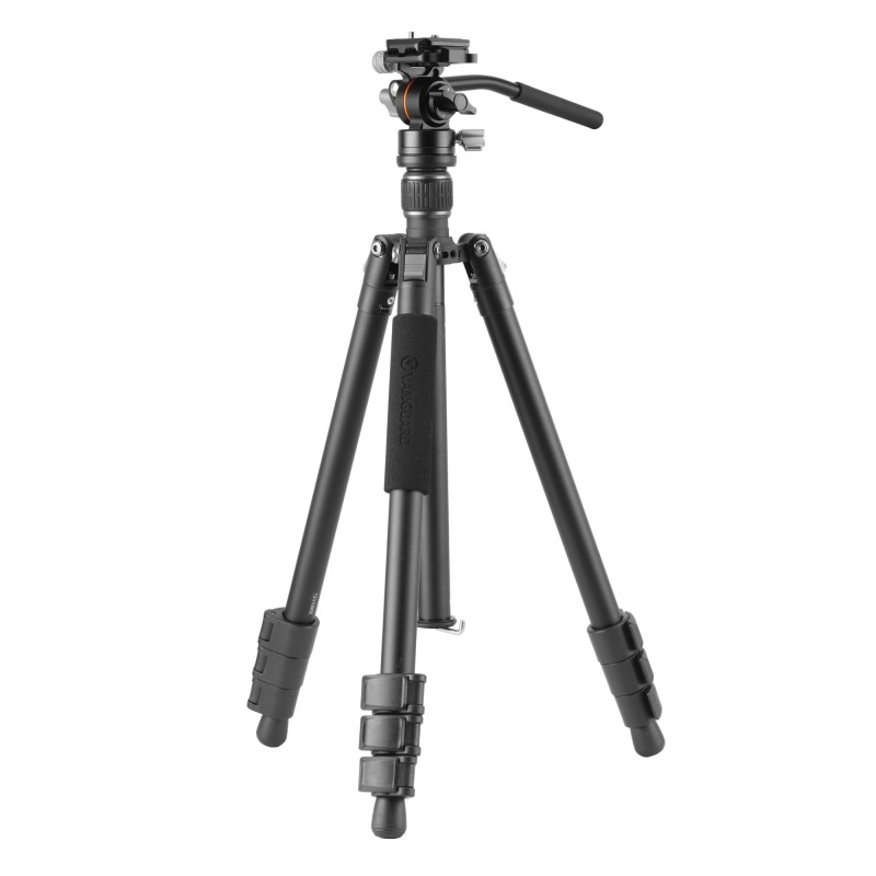 Vanguard Vesta GO 264AV12 - Trípode de viaje de aluminio, rótula de vídeo