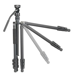 Vanguard Vesta GO 264AV12 - Trípode de viaje de aluminio, rótula de vídeo