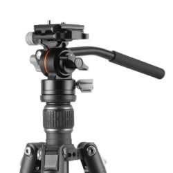 Vanguard Vesta GO 264AV12 - Trípode de viaje de aluminio, rótula de vídeo