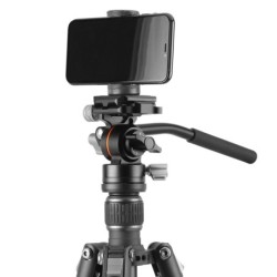 Vanguard Vesta GO 264AV12 - Trípode de viaje de aluminio, rótula de vídeo