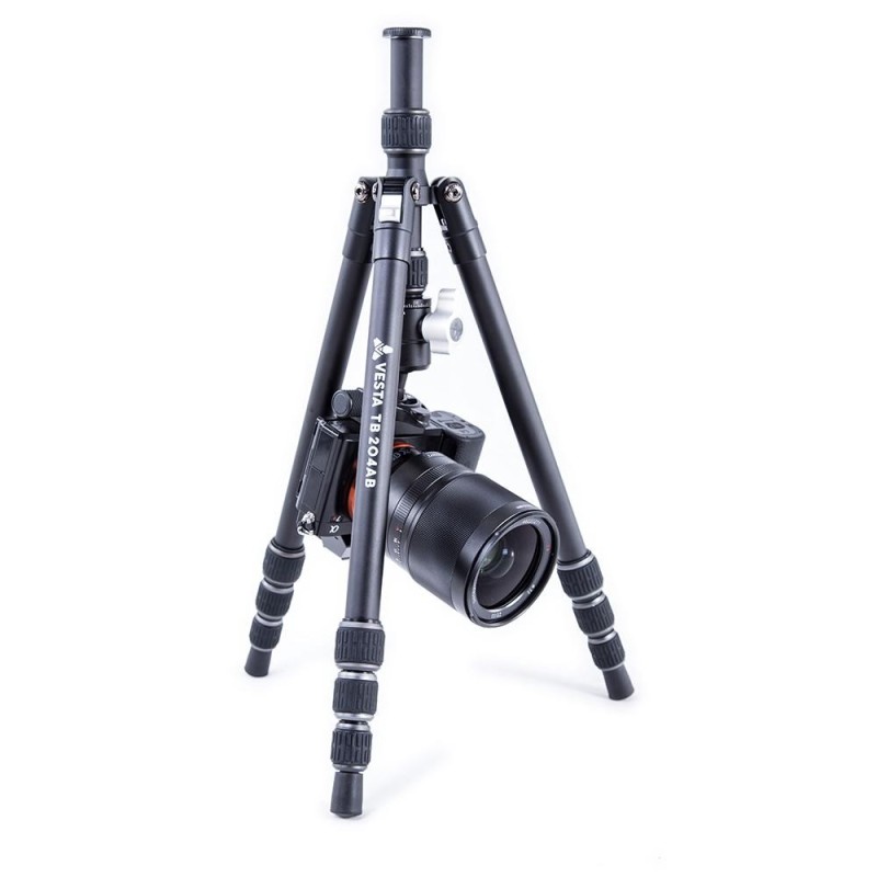 Vanguard Vesta TB 204AB - Trípode de viaje de aluminio