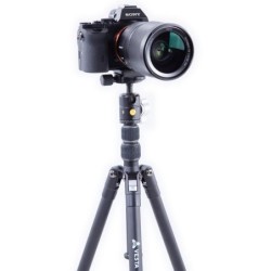 Vanguard Vesta TB 204AB - Trípode de viaje de aluminio