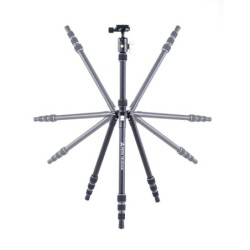 Vanguard Vesta TB 204AB - Trípode de viaje de aluminio
