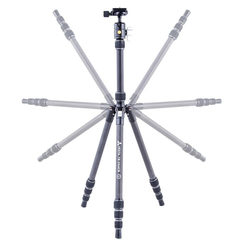 Vanguard Vesta TB 204CB - Trípode de viaje de carbono