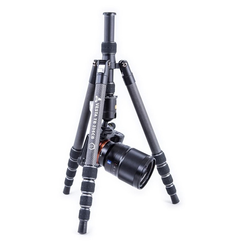 Vanguard Vesta TB 235CB - Trípode de viaje de carbono