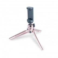 Vanguard Vesta TT1 ROSE - Mini-trípode para cámara y móvil