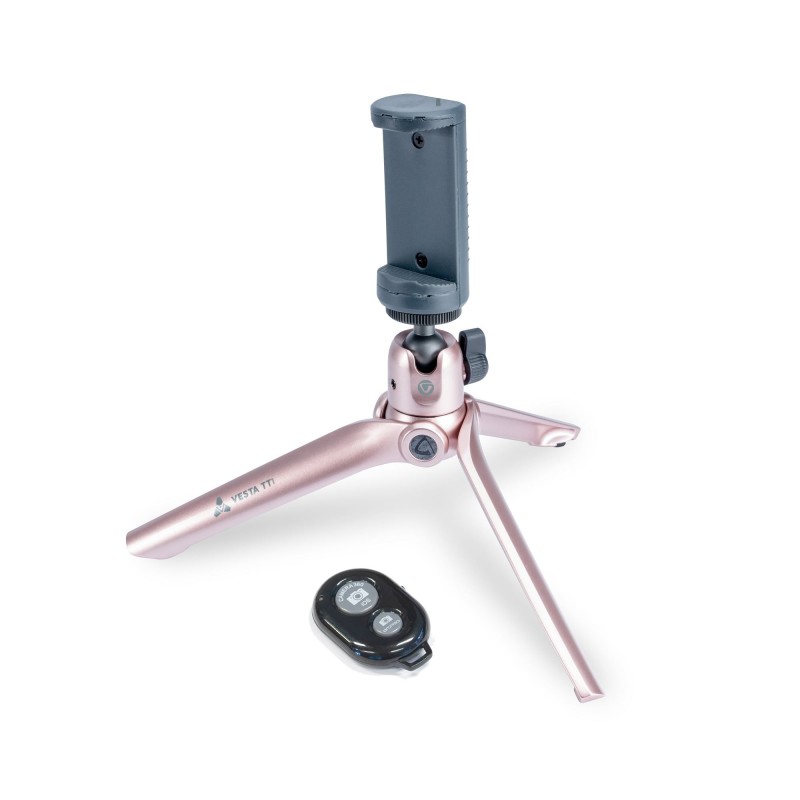 Vanguard Vesta TT1 ROSE - Mini-trípode para cámara y móvil