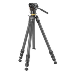 Veo 5 264CV14 - Trípode de vídeo de carbono, rótula Veo PV-14