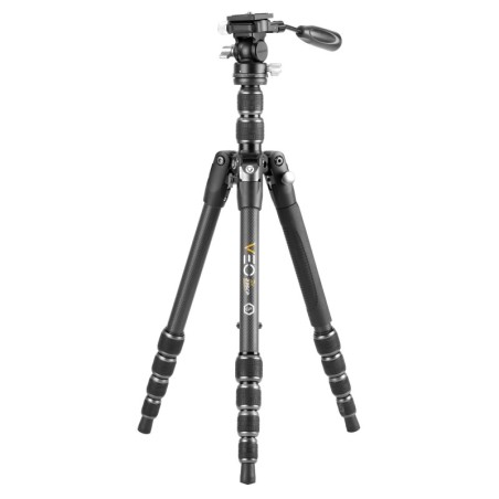 Vanguard Veo 3T 235CP - Trípode de viaje de carbono, rótula de paneo
