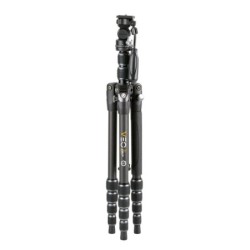 Vanguard Veo 3T 235CP - Trípode de viaje de carbono, rótula de paneo