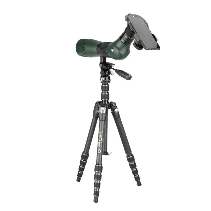 Vanguard Veo 3T 235CP - Trípode de viaje de carbono, rótula de paneo