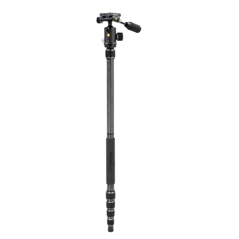 Vanguard Veo 3T 235CP - Trípode de viaje de carbono, rótula de paneo