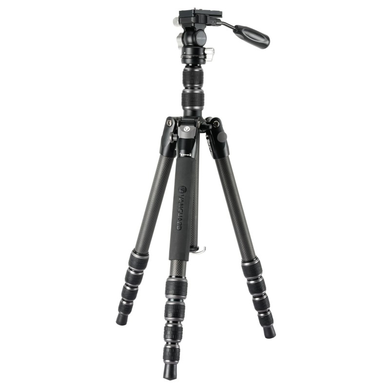 Vanguard Veo 3T 265HCP - Trípode de viaje de carbono, rótula de paneo