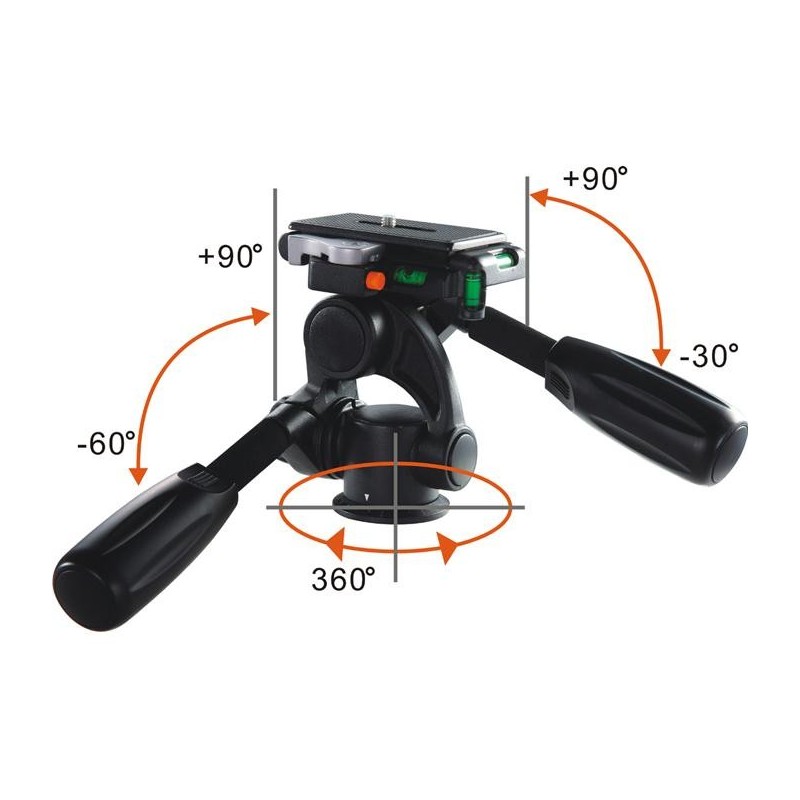 Vanguard Alta Pro 263AP - Trípode de aluminio, rótula de 3 vías