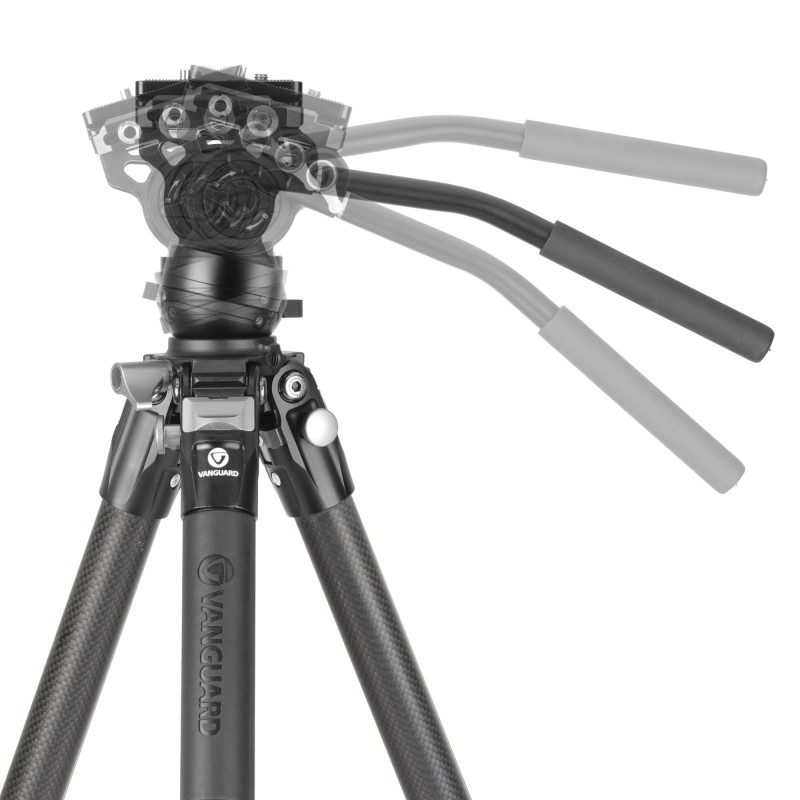 Vanguard Alta Pro 3VL 264CV14 - Trípode de vídeo de carbono, rótula Veo PV-14