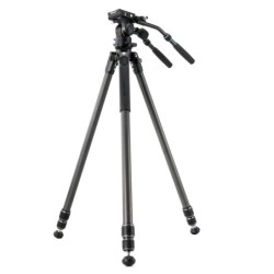 Vanguard Alta Pro 3VL 303CV18 - Trípode de vídeo de carbono, rótula Veo PV-18
