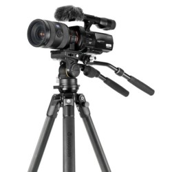 Vanguard Alta Pro 3VL 303CV18 - Trípode de vídeo de carbono, rótula Veo PV-18