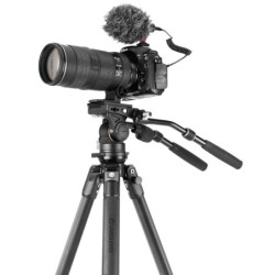 Vanguard Alta Pro 3VL 303CV18 - Trípode de vídeo de carbono, rótula Veo PV-18